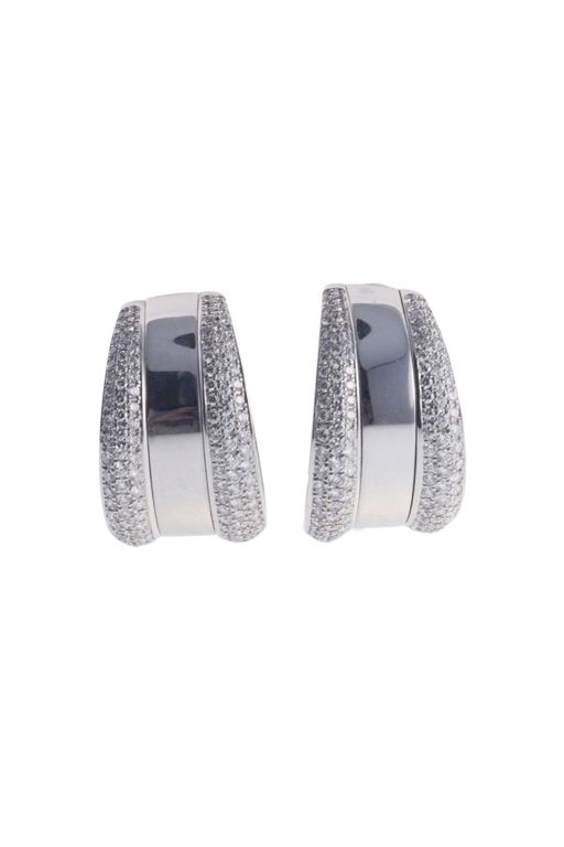 18k Gold Diamond Earrings
