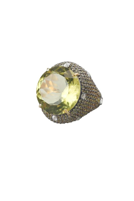 14k Gold Multi-Gem Ring