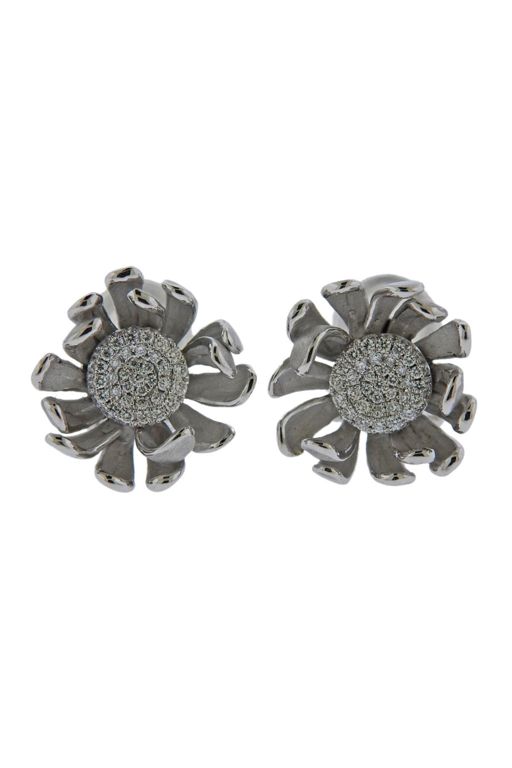 18k Gold Diamond Earrings
