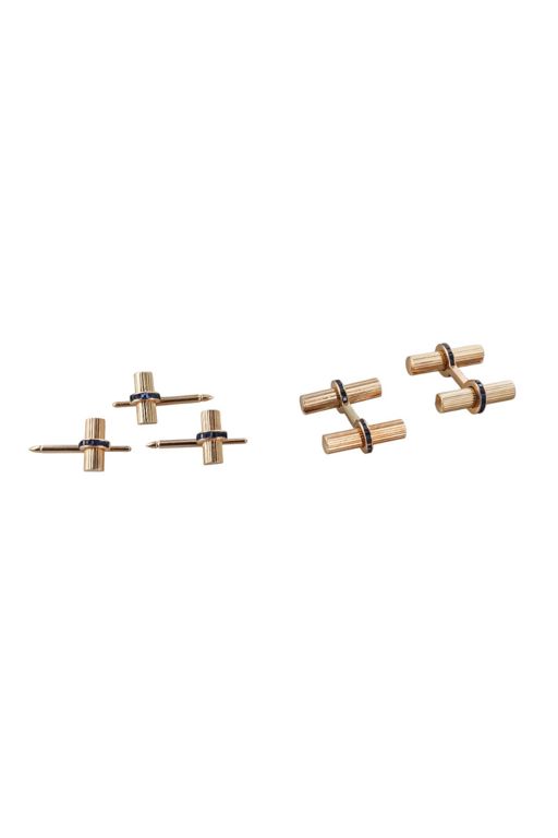 14k Gold Sapphire Jewelry Set