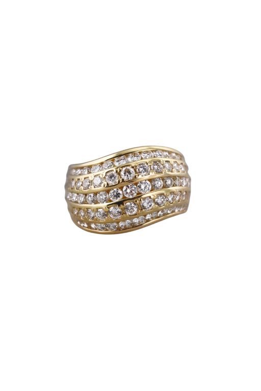 18k Yellow Gold Diamond Ring