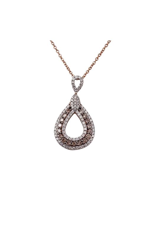 9k Gold Diamond Pendant Necklace