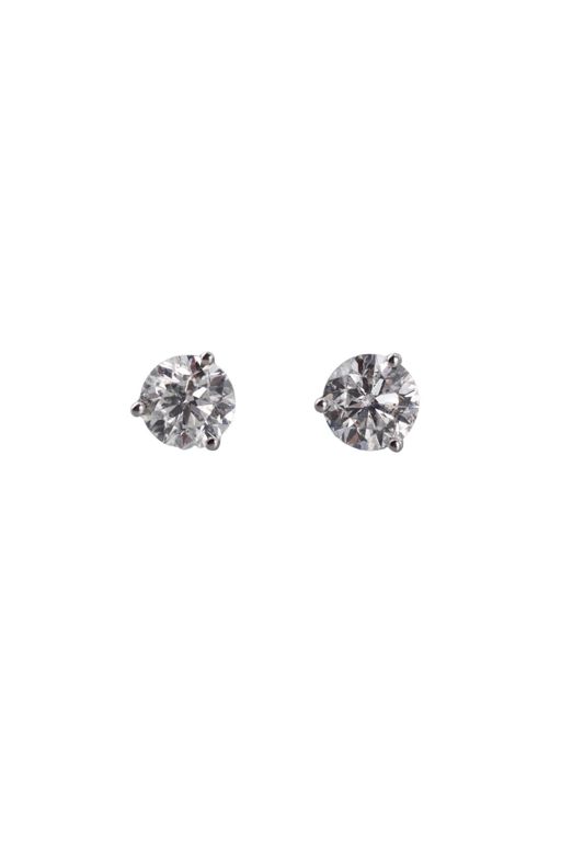 14k Gold Diamond Earrings