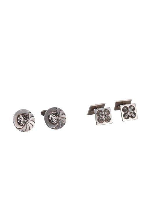 Two Sterling Silver Cufflinks