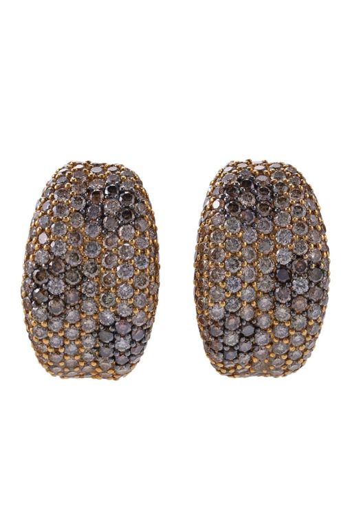 18k Gold Diamond Earrings