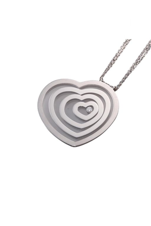 18k Gold Diamond Pendant Necklace