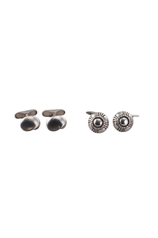 Two Sterling Silver Cufflinks