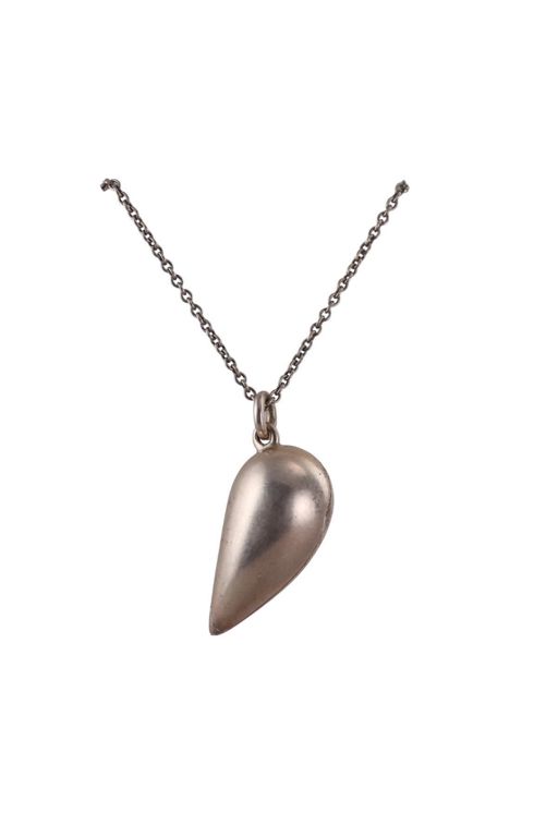 Sterling Silver Locket Pendant Necklace