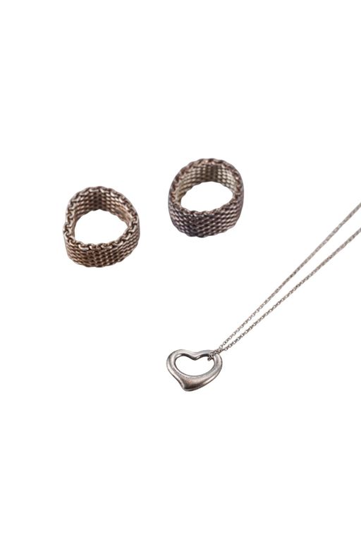 Three Sterling Silver Jewelry Set