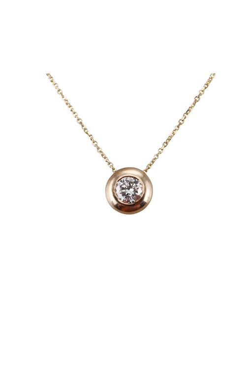 14k Gold Diamond Pendant Necklace