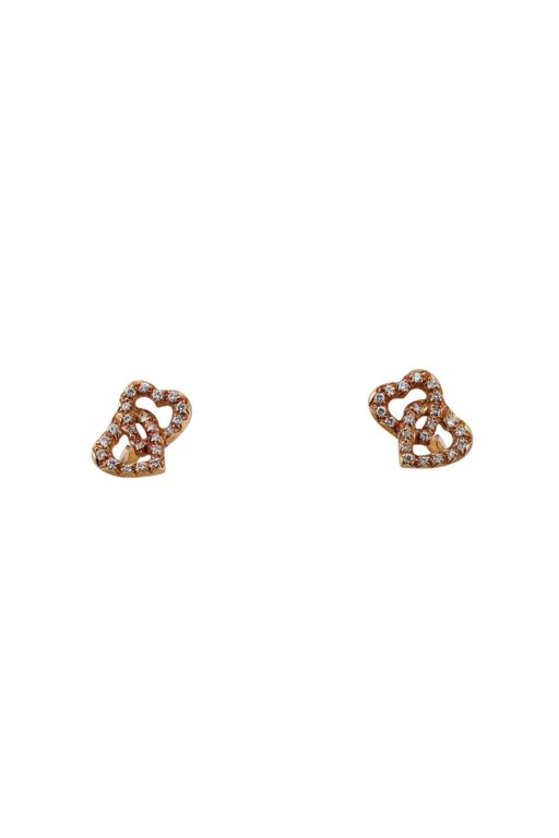 18k Gold Diamond Earrings