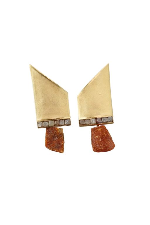 18k Gold Diamond Earrings