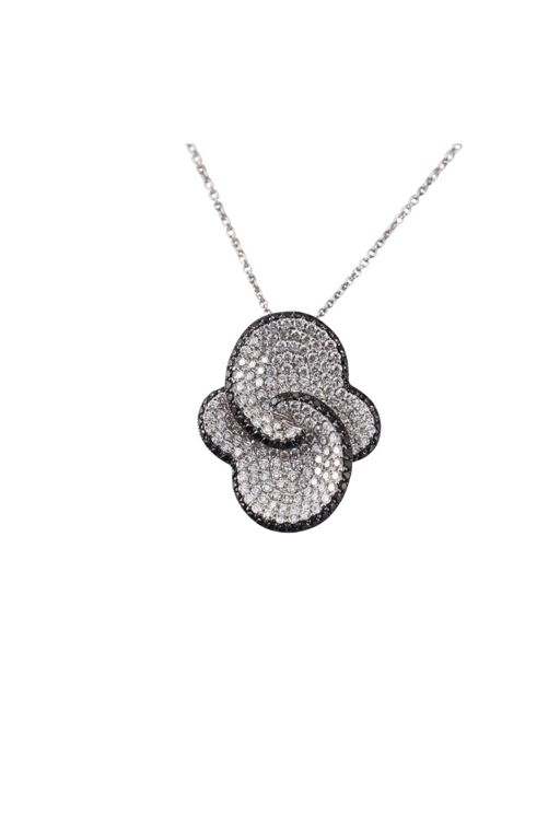 18k Gold Diamond Pendant Necklace