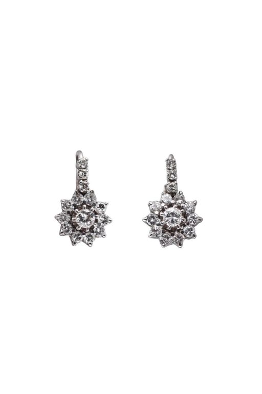 14k Gold Diamond Earrings
