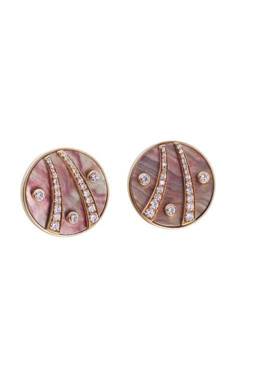 18k Gold Diamond Earrings