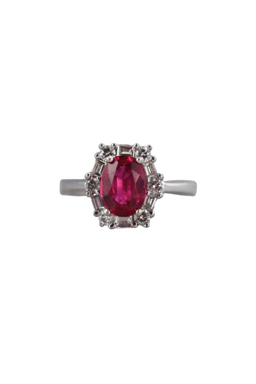 14k Gold Tourmaline and Diamond Ring