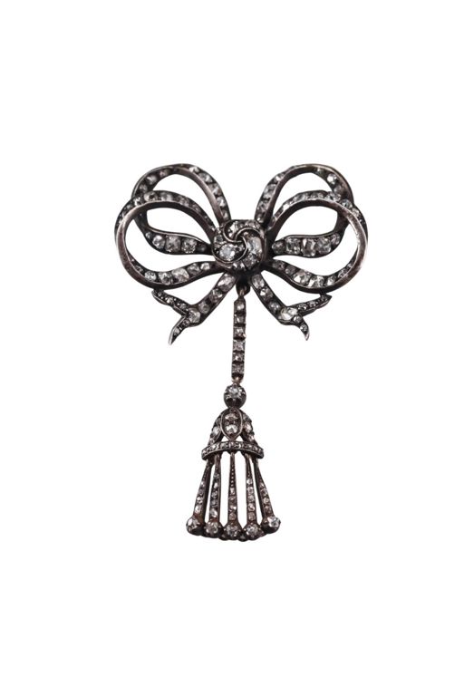 Gold Silver Diamond Pendant