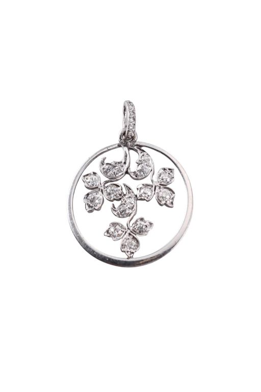 Platinum Diamond Pendant