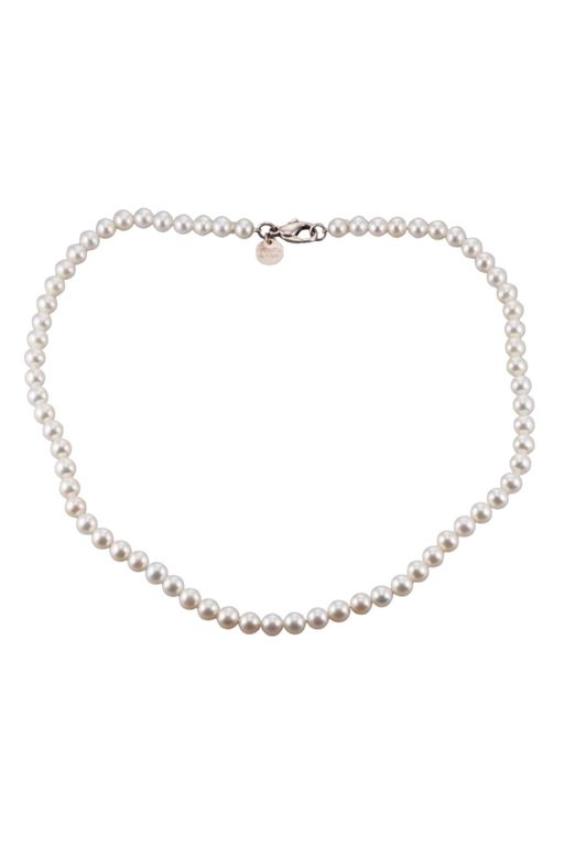 Sterling Silver Pearl Necklace