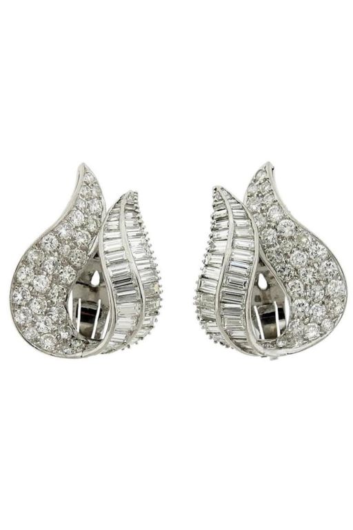 Platinum Diamond Earrings