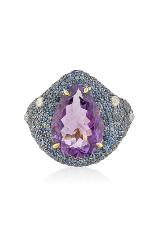 14k Gold Multi-Gem Ring