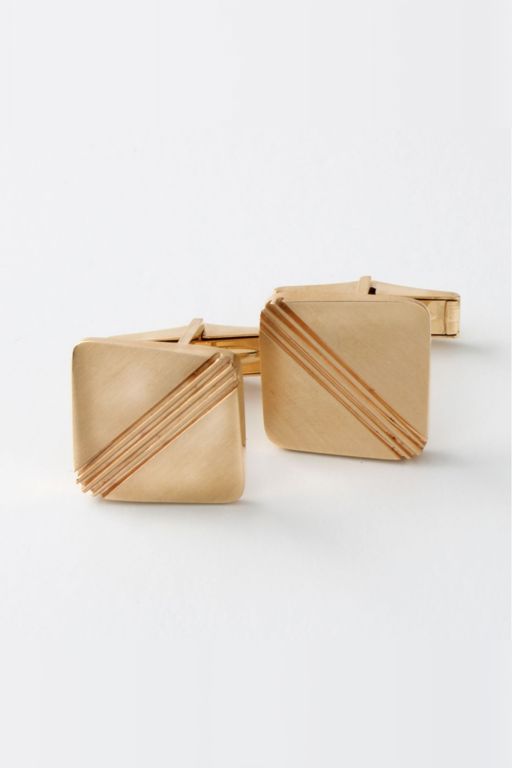 14k Yellow Gold Cufflinks