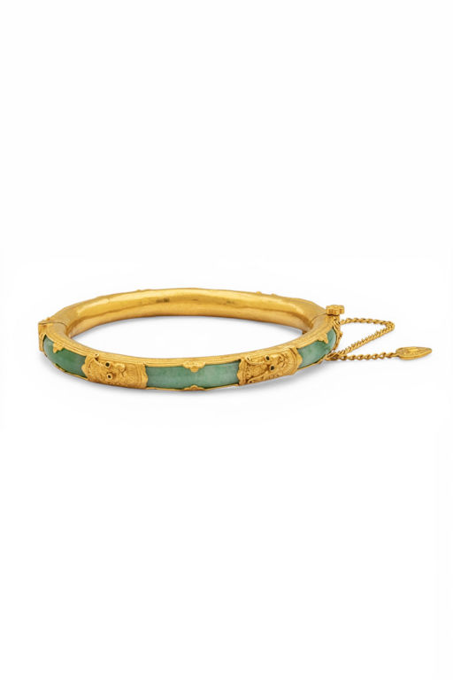21k Gold Jade Bracelet