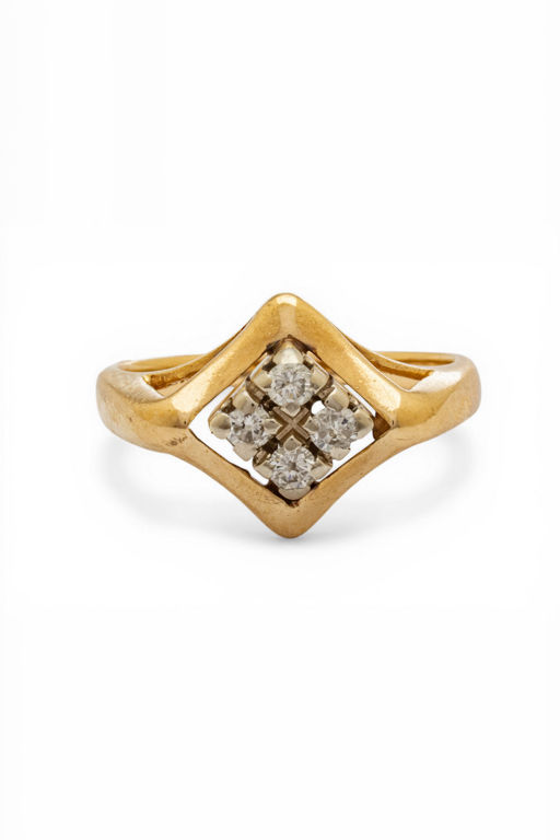 14k Gold Diamond Ring