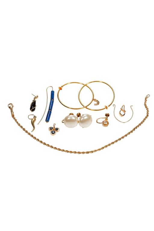 Gold Multi-Gem Jewelry Set