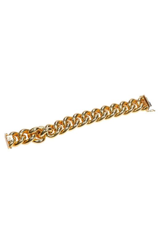 14k Gold Curb Bracelet