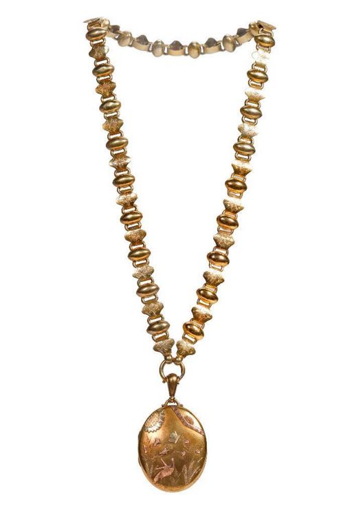 Gold Locket Necklace