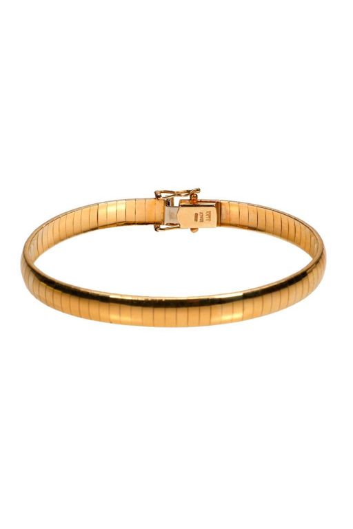 14k Gold Omega Bracelet