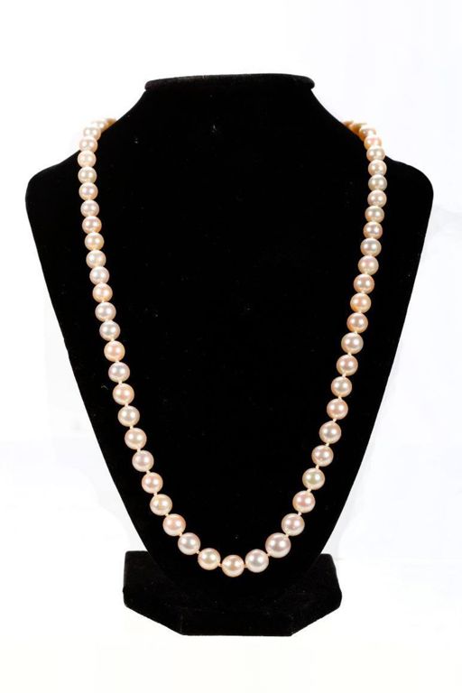 14k Gold Pearl Necklace