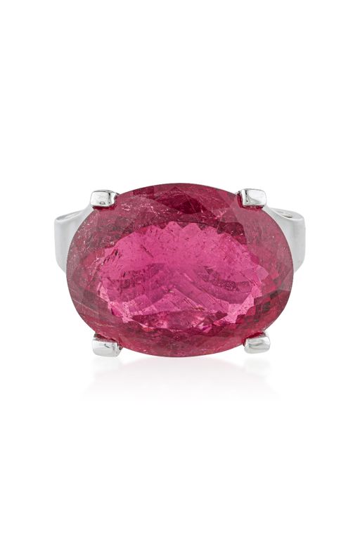 14k White Gold Ruby Ring