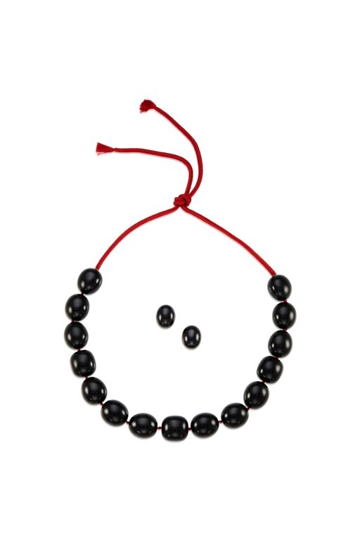Gold Jade Jewelry Set