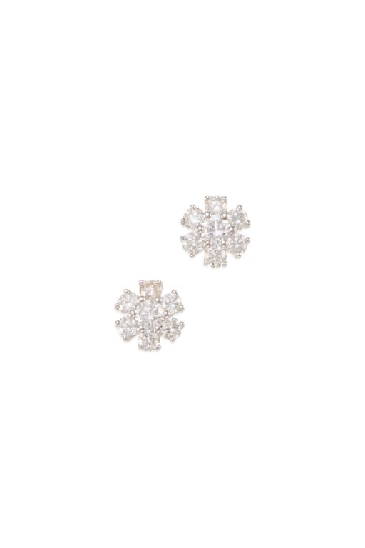 Pair of 18k Gold Diamond Earrings