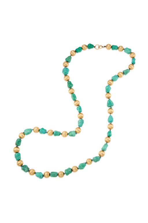 Gold Turquoise Necklace
