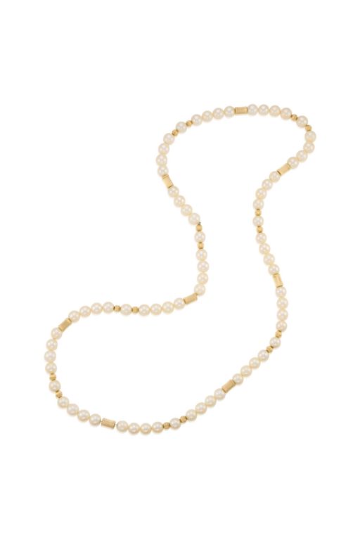 14k Gold Pearl Necklace