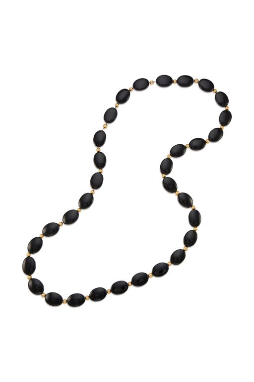 13k Gold Onyx Necklace
