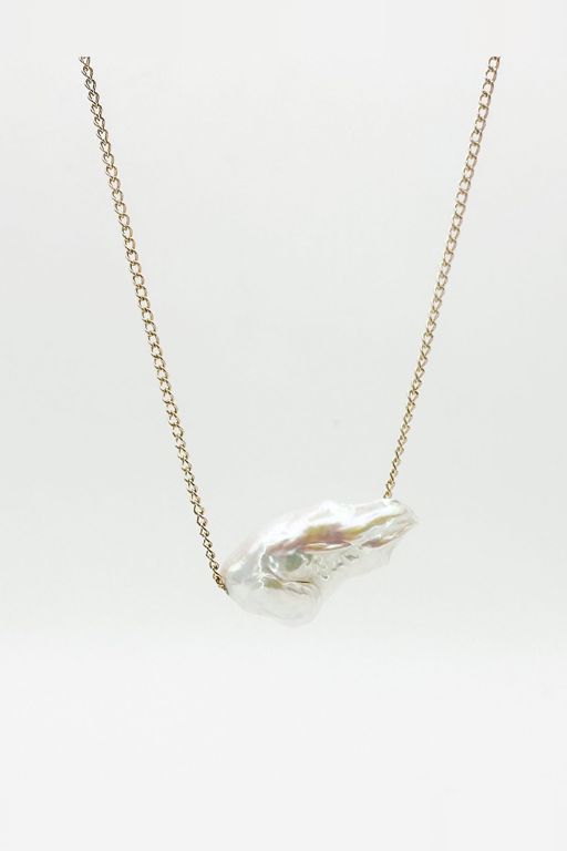 14k Gold Pearl Pendant Necklace