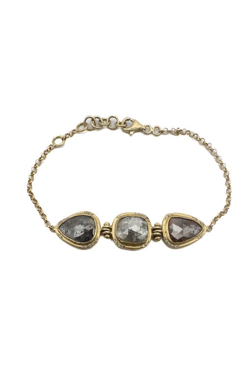 18k Gold Diamond Bracelet
