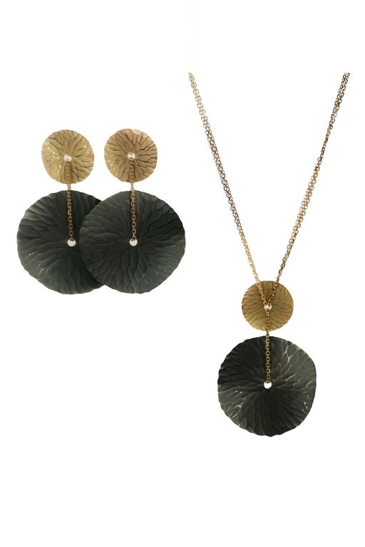 14k Gold and Silver Jewelry Set