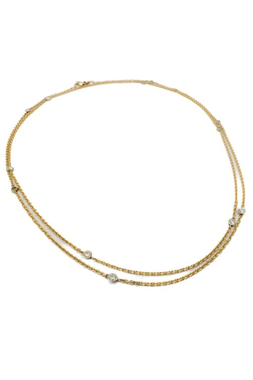 14k Gold Diamond Necklace