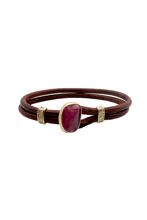 14k Gold Tourmaline Bracelet