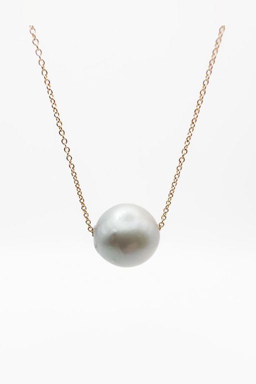 14k Gold Pearl Pendant Necklace