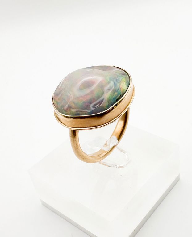 14k Gold Opal Ring