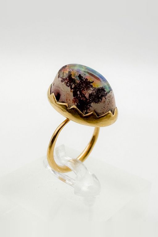 18k Yellow Gold Opal Ring