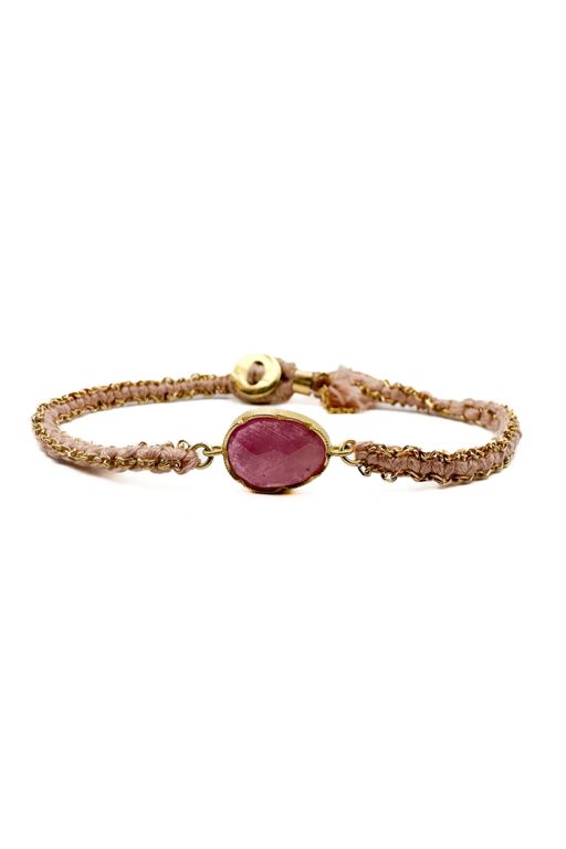 18k Gold Sapphire Bracelet