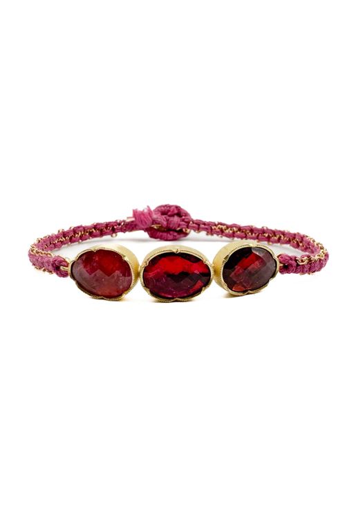18k Gold Tourmaline Bracelet