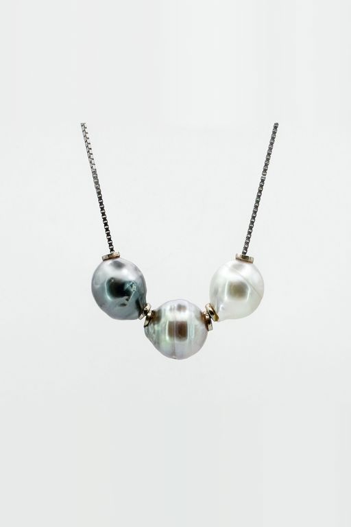 14k Gold Pearl Pendant Necklace